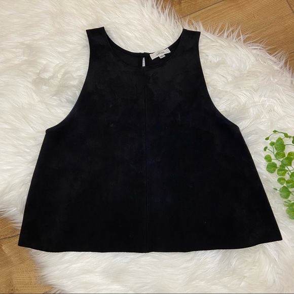 ARITZIA Wilfred Octave Suede Sleeveless Top - Picture 10 of 12
